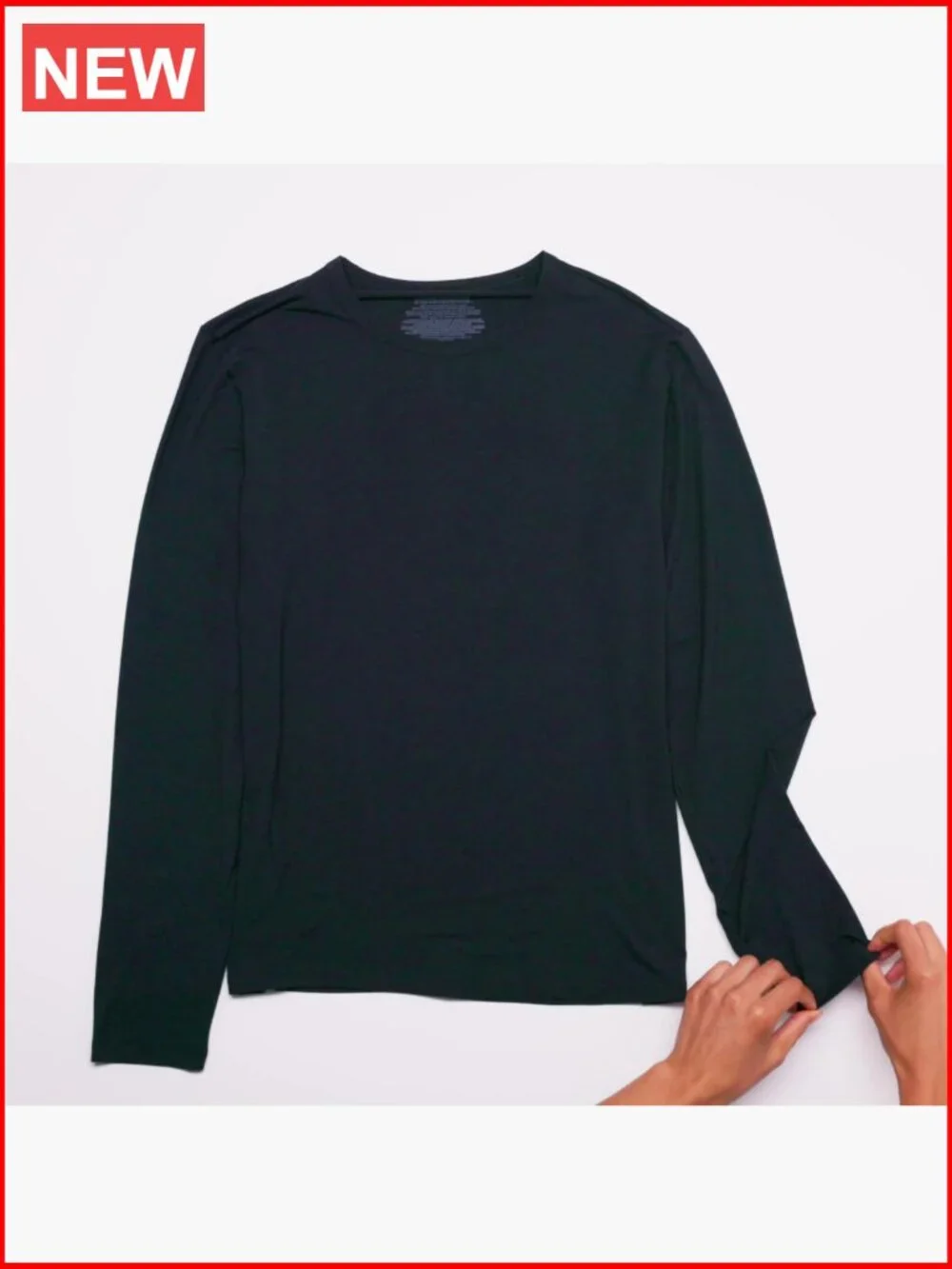 Men's Long Sleeve Super Soft Modal Undershirt Crew Neck